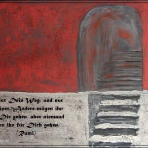 Acryl die Treppe