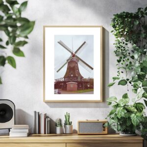 Windmühle 20x30